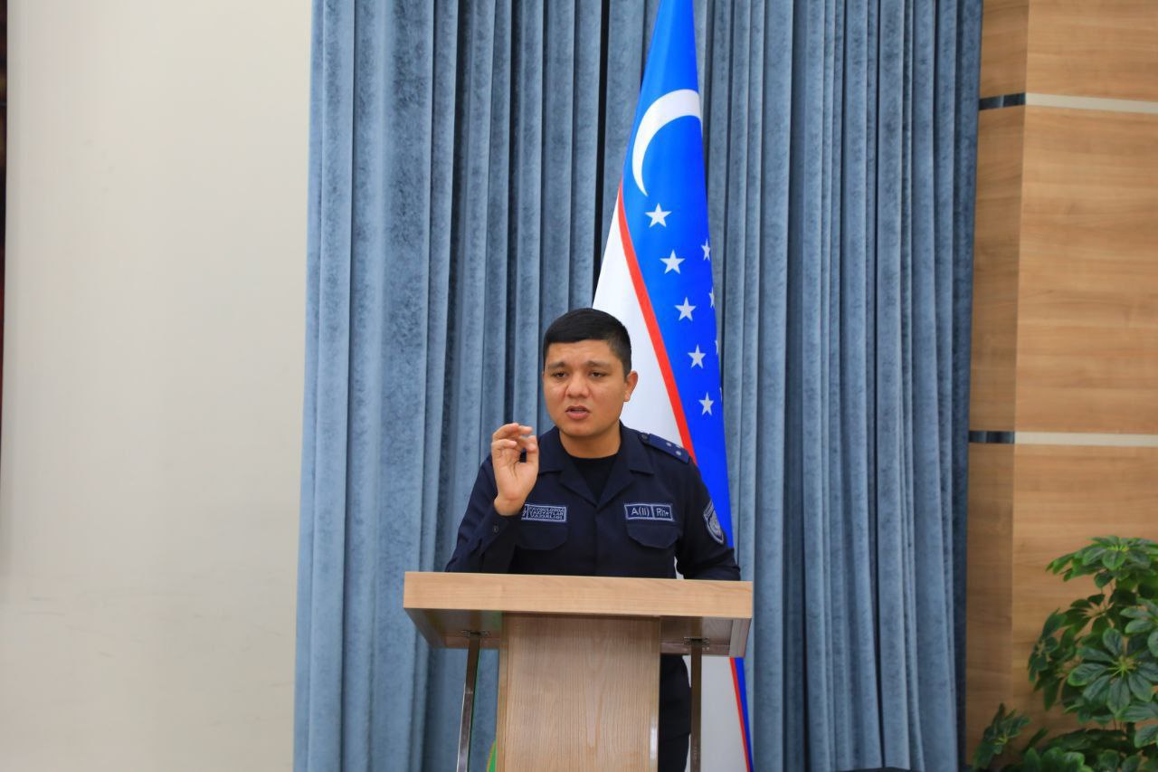 Respublika miqyosida o‘tkazilayotgan “Yong‘in xavfsizligi oyligi” doirasida nazariy o‘quv mashg‘ulotlari tashkil etildi